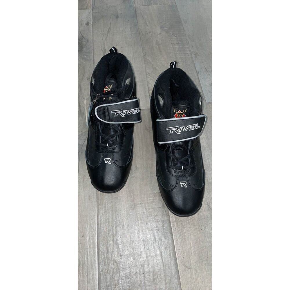Rival Razor Mid Detach Football Cleat Black Size 11.5 - Picture 3 of 4
